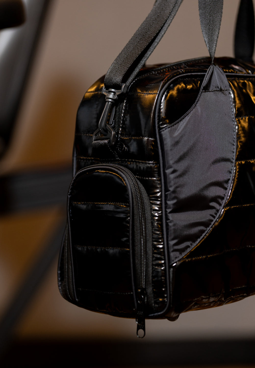 Bolsa Duffel Acolchoada Authentic AB Preta