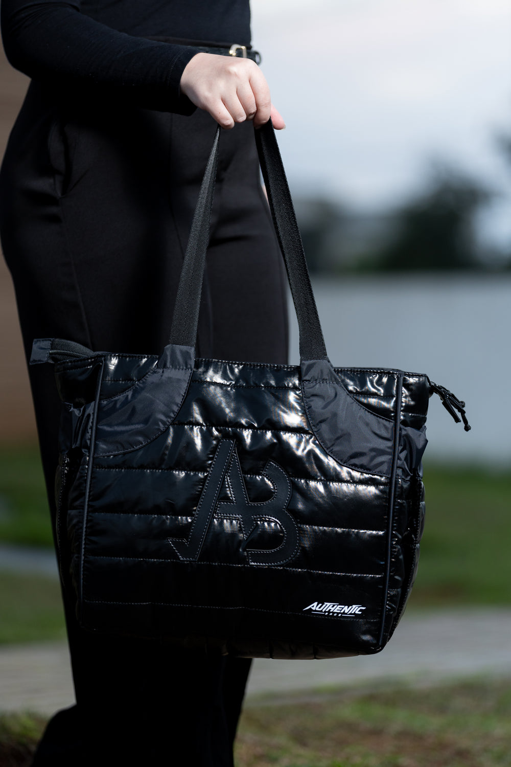 Bolsa Acolchoada Authentic AB Preta
