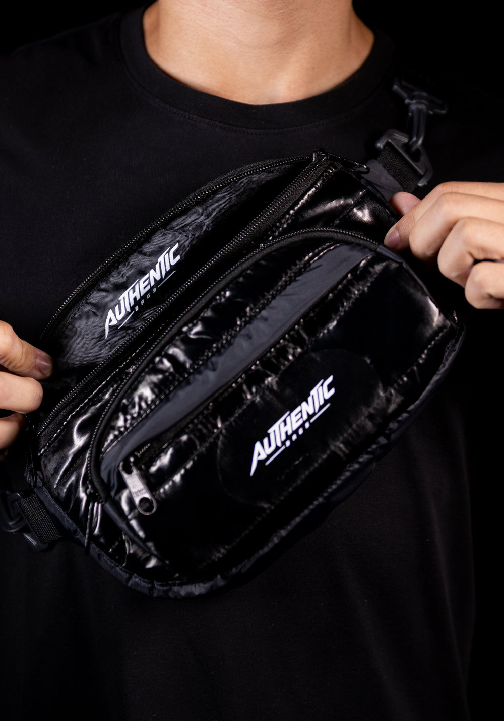 Shoulder Bag Autêntica Preta